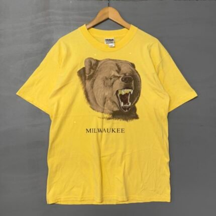 American Vintage Men's Yellow T-shirt